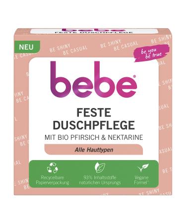 JOHNSON JOHNSON bebe Refreshing solid shower care with peach 80 g