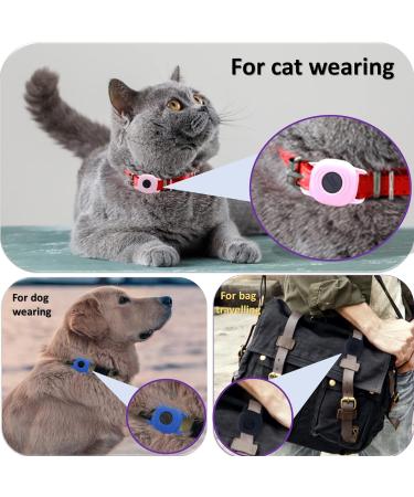 Silicone Case for Galaxy smartTag for Pets Dogs Accessories Connect phone Tracker/Locator lightweight Holder Sleeve Protect and Cover Finder tag Anti-scratch Black Green Pink Blue (4 Pack) black green blue pink - Buy Online on GoSupps.com