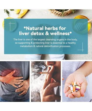 Laicuherb Milk Thistle Liver Detox Tea for Digestion and Immunity, Natural 21 Day Liver Cleanse Herbal Tea for Liver Cleansing & Stomach Care, Caffeine Free, 21 Teabags - Buy Online on GoSupps.com