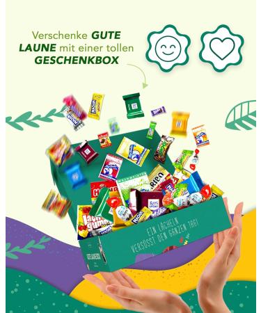 Premium Sweets Box (150 Pieces) - Perfect Gift for Kids' Birthdays Pi ata Filling & Candy Bar (XXL Naschbox) - Buy Online on GoSupps.com