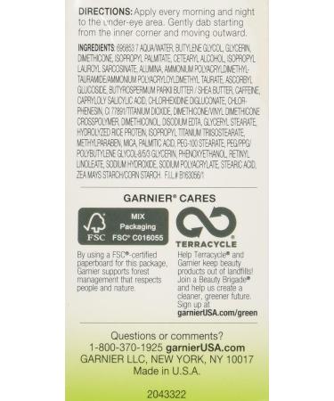 Garnier Ultra-Lift Anti-Wrinkle Eye Cream | Pro-Retinol Formula 0.5 Fl.Oz - Buy Online on GoSupps.com