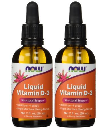 Now Foods Liquid Vitamin D-3 2 fl oz (60 ml)