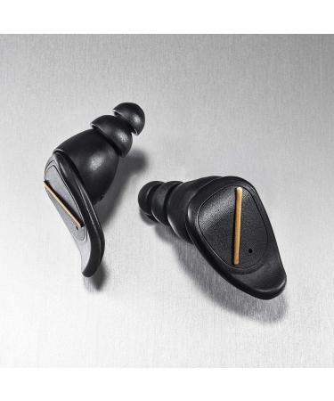 EAROS ONE - 17 dB High Fidelity Acoustic Filters for Concerts, Musicians, Motorcycles - Made in USA Black - Buy Online on GoSupps.com