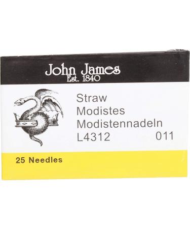 John James Milliners Straw Needles Size 11 - Pack of 25 | L4312-11 - Buy Online on GoSupps.com