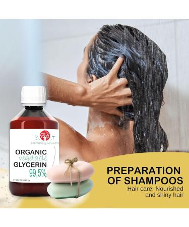 Pure and Organic Vegetable Liquid Glycerine - Vegetable Glycerine for Soap Moisturizing Face and Body 100% Natural Homemade Cosmetic Base - 500 g - Buy Online on GoSupps.com