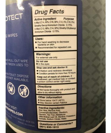 Buy Antiseptic Sanitizing Wipes 180 Count - Effective Germ Protection | Fast International Shipping - Buy Online on GoSupps.com