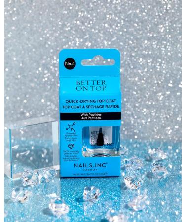 Nails.INC Better On Top Quick-Drying Top Coat 14ml - Fast-Drying Nail Polish Top Coat - Buy Online on GoSupps.com