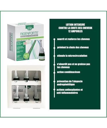 Lotion Anti-Chute Cheveux traitement intensif en ampoules fortifiant et stimulant la croissance 12 fiales soin capillaire contre la perte de cheveux - Buy Online on GoSupps.com