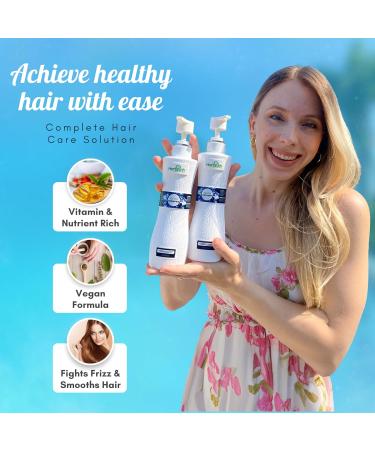 Herbishh Ice Spa Hair Shampoo & Conditioner Set | Natural Itchy Scalp Relief & Silky Smooth Hair Care with Vitamins & Nutrients - Shop Internationally - Buy Online on GoSupps.com