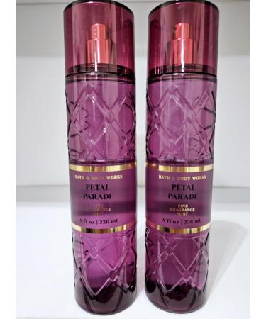 Bath and Body Petal Parade Fine Fragrance Mist 8 fl oz Set of 2