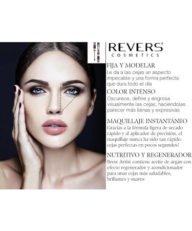  REVERS COSMETICS REVERS COSMETICS Brow Artist 8in1 Eyebrow Correcting Gel | Intensifies and darkens color | Shapes | Adds volume | Visibly fuller and always tidy brows (Transparent) - Buy Online on GoSupps.com
