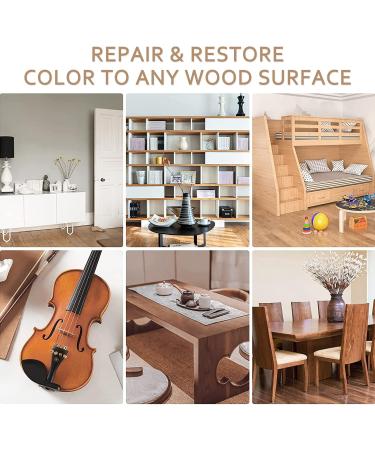 Premium Wood Furniture Repair Kit - 8 Colors Fillers & Touch-Up Markers for Scratches Stains | Restore Tables Cabinets Floors & Doors - 20 Sets - Buy Online on GoSupps.com