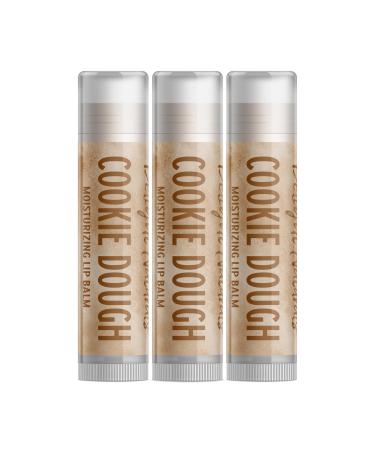 Delight Naturals Cookie Dough Lip Balm - Three Pack 3 Pack