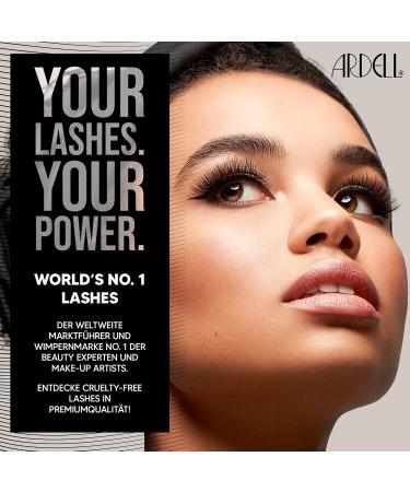 Ardell Deluxe Pack Style 110 - 2 Pairs Real Hair Eyelashes with Duo Glue & Applicator | Best Fake Lashes for Effortless Glam - Buy Online on GoSupps.com