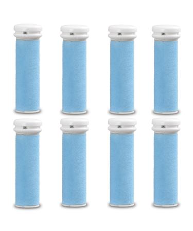 E-Cron Replacement Rollers Compatible with Emjoi Micro-Pedi Electric Callus Remover Hard 8 Pcs. Callus Replacement Roller