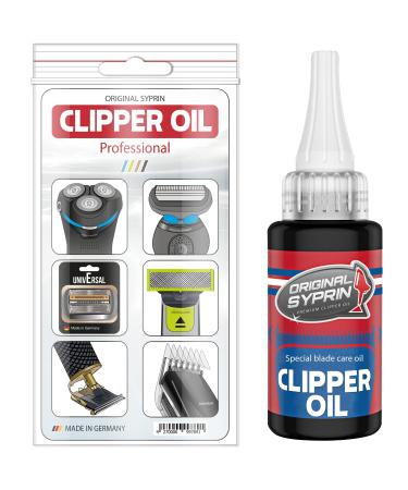 Original Syprin Premium Clipper Oil for Hair Trimmers, Hair Clippers, Electric Saving Machines, Hairdressing & Beard Trimmer-Oil for Extreme Protection Made in Germany
