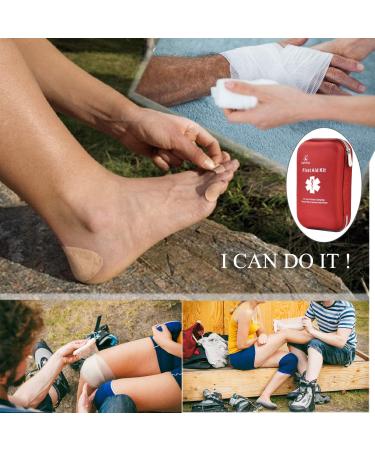 Deftget 163-Piece Waterproof First Aid Kit | Portable IFAK Molle System for Emergencies | Medical Survival Gear for Car, Camping, Travel & Home - Buy Online on GoSupps.com