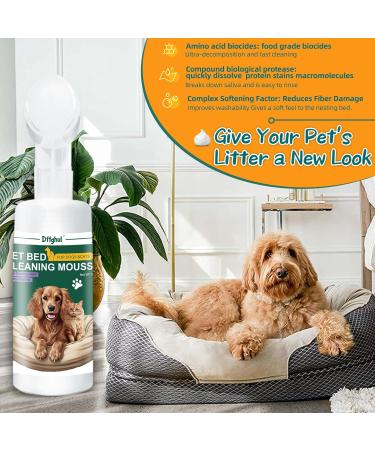 Dffghul Highly Effective Pet Bed Cleaner Pet Stain and Odor Remover for Carpet Carpet Foaming Cleaner and Pet Bed Stain Remover-No Rinse Foam Cleaning Suitable for Carpet and Pet Bed - Buy Online on GoSupps.com