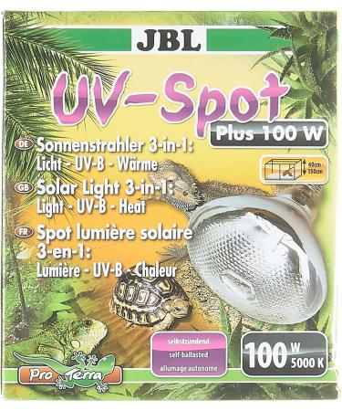 JBL Solar UV-Spot Plus - UV Spot Lamp with Daylight Spectrum Light UV-B Heat E27 100W - Enhance Your Aquarium Lighting - Buy Online on GoSupps.com