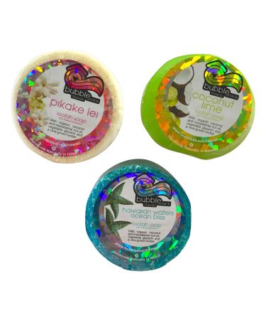 Loofah Soap Trio Organza Set (3 Bars Ocean Set)