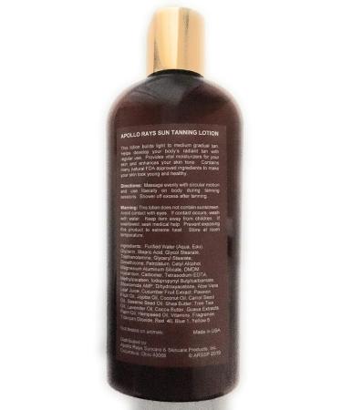Apollo Rays Self-Tanning Lotion - Slim Tan Formula for a Natural Glow | International Shipping Available - Buy Online on GoSupps.com