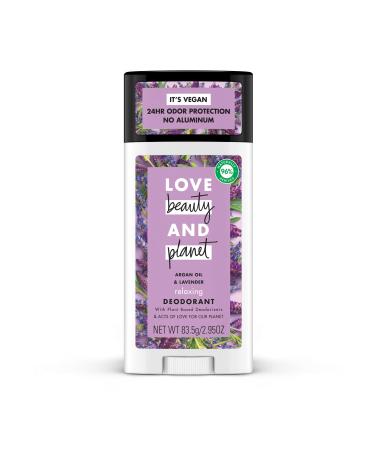Love Beauty and Planet Relaxing Deodorant Argan Oil & Lavender 2.95 fl oz (83.5 g) - Buy Online on GoSupps.com