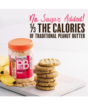 BetterBody Foods PBfit Sugar-Free Peanut Butter Powder with Erythritol and Monk Fruit - 368g (13 Ounces) - Buy Online on GoSupps.com