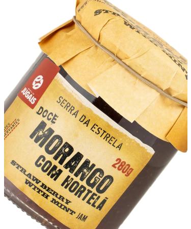 Strawberry and Peppermint Jam - Set of 3 x 280 g jars - Sweet and Fresh - for desserts and breakfasts - No dyes or preservatives - Portuguese gourmet product - Buy Online on GoSupps.com