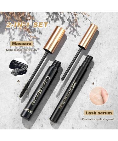 Ultimate Waterproof Makeup Sets: Long Lasting Lash Serum & Smudgeproof Mascara Gift Kit for Women & Girls (2 Pcs - Buy Online on GoSupps.com