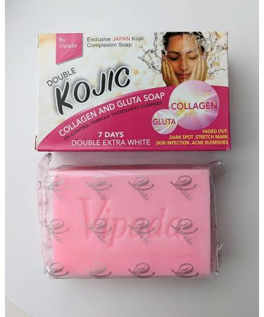 Vipada DOUBLE Kojic Collagen & Gluta Soap160g bars *Japanese Formula* (12) - Buy Online on GoSupps.com