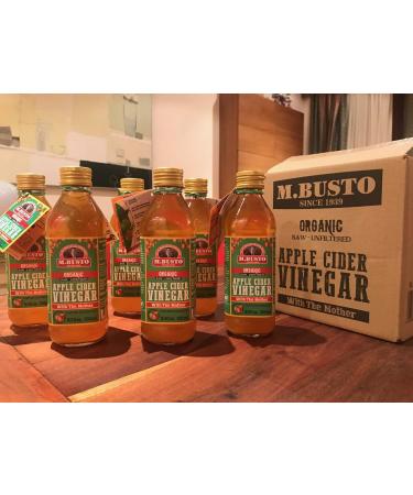 Mr. Busto (since 1939) - Raw unpasteurized unfiltered organic apple cider vinegar with the mother gluten free K - Buy Online on GoSupps.com
