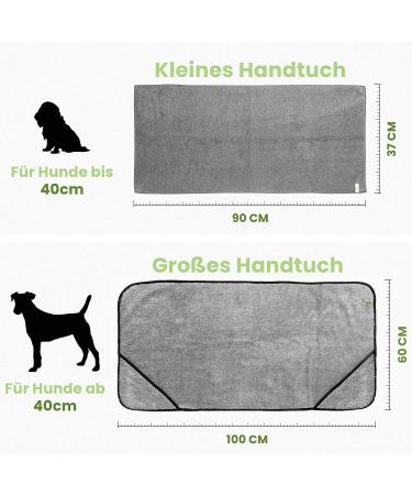 Buy Mascot Premium Dog Towel Duo - High Absorbency & Dirt Trapping - Perfect Fur Care - Compact Size 37x90 cm - International Shipping Available - Buy Online on GoSupps.com