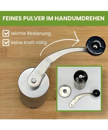 Hexomed Premium Stainless Steel Tablet Mortar & Splitter - Adjustable Pill Crusher for Adults Children and Pets - Efficient Medication Shredding Tool - Buy Online on GoSupps.com