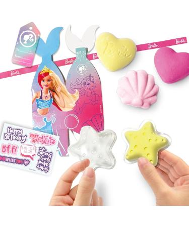 BLADEZ Barbie Bath Fizzers Make Your Own Pink/Yellow Fizzers - Starfish Licensed Bath Bombs Activity Set STEM Activity Gift Boxes Included Science Maker Kitz by Bladez Toyz - Buy Online on GoSupps.com