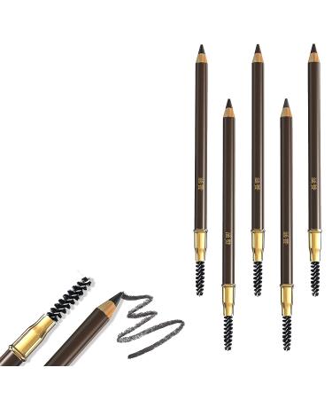 Long Lasting Waterproof Eyebrow Pencil in Dark Brown - 12H Sweat Resistant - 5 Colors Available - Buy Online on GoSupps.com