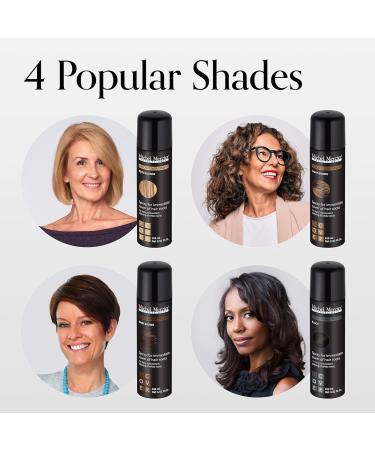 Buy Michel Mercier Hair Root Touch Up Spray - Dark Brown | Fast & Easy Grey Hair Concealer for All | Protects Hairline & Scalp Health - Buy Online on GoSupps.com