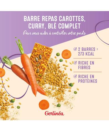 Gerlin a - Pa se Dej - Whole Wheat Bar Split Peas Carrot and Curry - High Protein Meal Bar - 6 Bars - 240 g - Buy Online on GoSupps.com