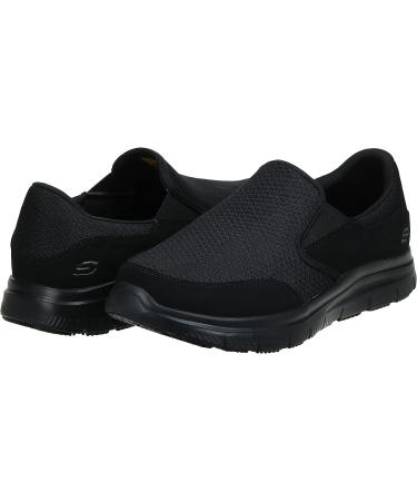 Skechers Men's Flex Advantage Sr Mcallen-m 10.5 Black - Comfortable Slip-Resistant Work Shoe - Buy Online on GoSupps.com