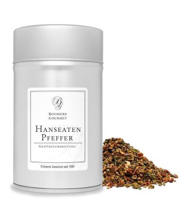 Boomers Gourmet - Hanseaten pepper ground I crushed spice mix - spice jar 11.5 cm - 120 g 100 g (1 pack)