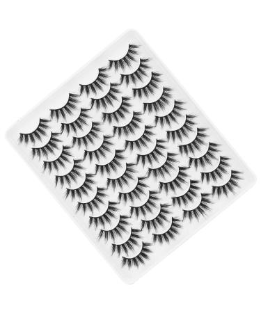 Soft Long Dense False Eyelashes - 20 Pairs for Stunning Eye Makeup | Shop Internationally - Buy Online on GoSupps.com