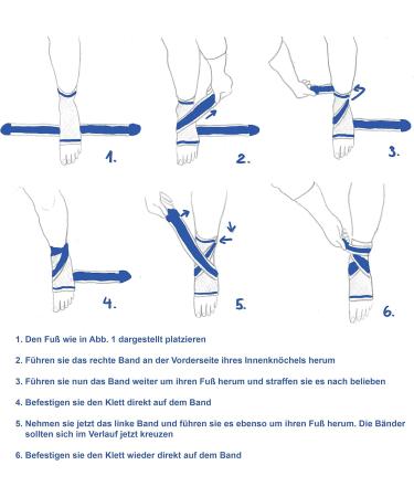 Nutrics Active Foot Support - Unisex Ankle Support with Functional Padding & Belt System - Size S - Buy Online on GoSupps.com