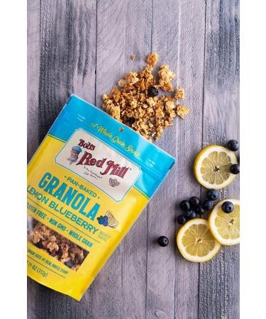Bob's Red Mill Lemon Blueberry Granola 11 Oz - Healthy Pan-Baked Snack - Buy Online on GoSupps.com