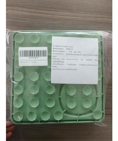 Aodaliy Silicone Lick Mat for Dogs & Cats - BPA-Free Large Suction Pet Mat for Bathing & Grooming (Gray & Green) - Buy Online on GoSupps.com