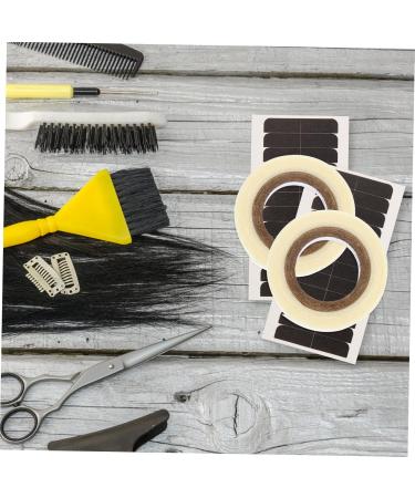 Angoily 2 Rolls Wig Film Women Wig Tape Clear Duct Tape Hair Extension Wig Tape Lace Tape for Wigs Hat Wigs for Women Lacefront Wigs Lace Wigs Ladies Wigs White Miss Front Lace Glue Paper - Buy Online on GoSupps.com