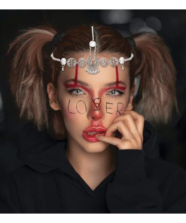 LoyalLook 6PCS Gold Boho Head Chain Jewelry Set - Bridal Wedding & Halloween Headpiece for Women - Buy Online on GoSupps.com