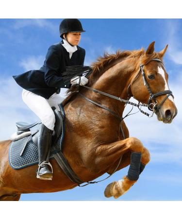 Zhichengbosi 40 cm Riding Crop Black Faux Leather Paddle Horse Crop and Riding Whip - Buy Online on GoSupps.com