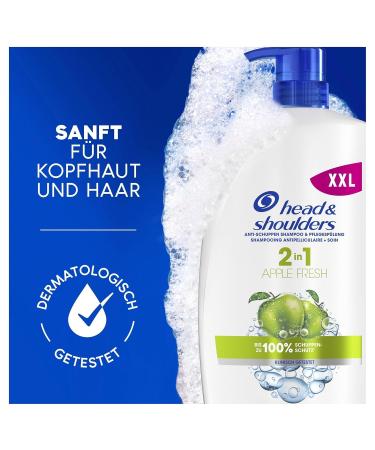 Head & Shoulders Apple Fresh 2in1 Anti-Dandruff Shampoo 800ml - Up to 100% Dandruff Protection Clinically Tested for All Hair Types Daily Freshness International Shipping Available - Buy Online on GoSupps.com