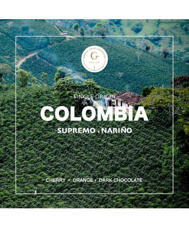 Organic Colombian Narino Supremo Green Coffee Beans - 5 lbs - Women Produced - Specialty Arabica - Fair Trade - Fresh Crop - Grand Parade Coffee - Buy Online on GoSupps.com
