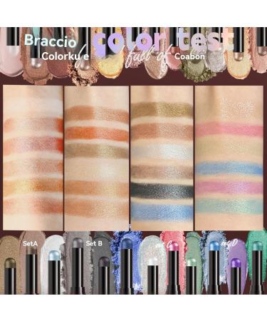 Stick Umbrella - Glitter Eye Makeup Pen Waterproof 6 Shades Glitter Cream Umbrella Multifunction for Special Days and Occasions - Buy Online on GoSupps.com