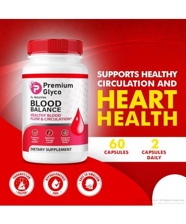 (2 Pack) Premium Glyco Original Formula with a Clean Premium Blend to Support Healthy Circulation Natural Energy & Balanced Levels | Just 2 Easy-to-Swallow Pills Daily (120 Capsules) - Buy Online on GoSupps.com